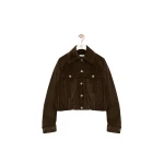 Loewe Jacket in Cotton Corduroy, Brown | Jackets | Coveti