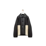Loewe Jacket in Nappa Lambskin, Black | Jackets | Coveti