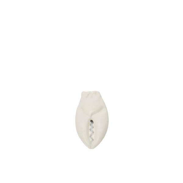 Loewe Large Claw Brooch in Ceramic, Off White | Jewelry | Coveti