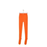 Loewe Leggings in Viscose Blend, Light Orange | Pants | Coveti