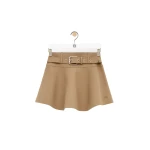 Loewe Mini Skirt in Cotton, Beige | Skirts | Coveti