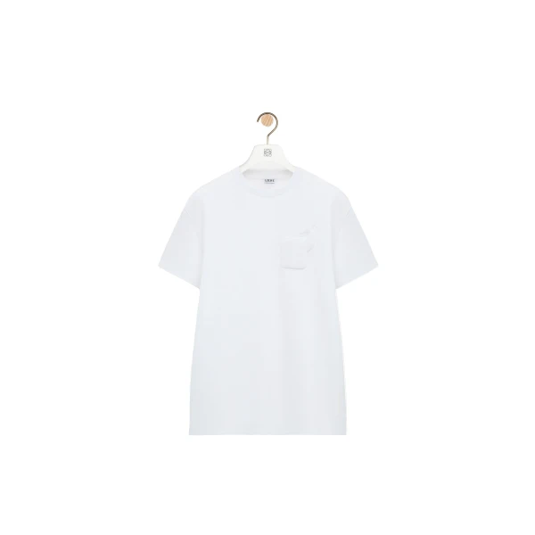 Relaxed Fit T-Shirt in Cotton, White