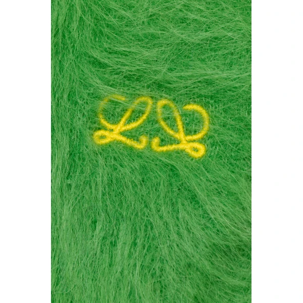 Scarf in Alpaca Blend, Green - Image 4