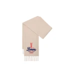 Loewe Scarf in Alpaca, Light Beige | Accessories | Coveti