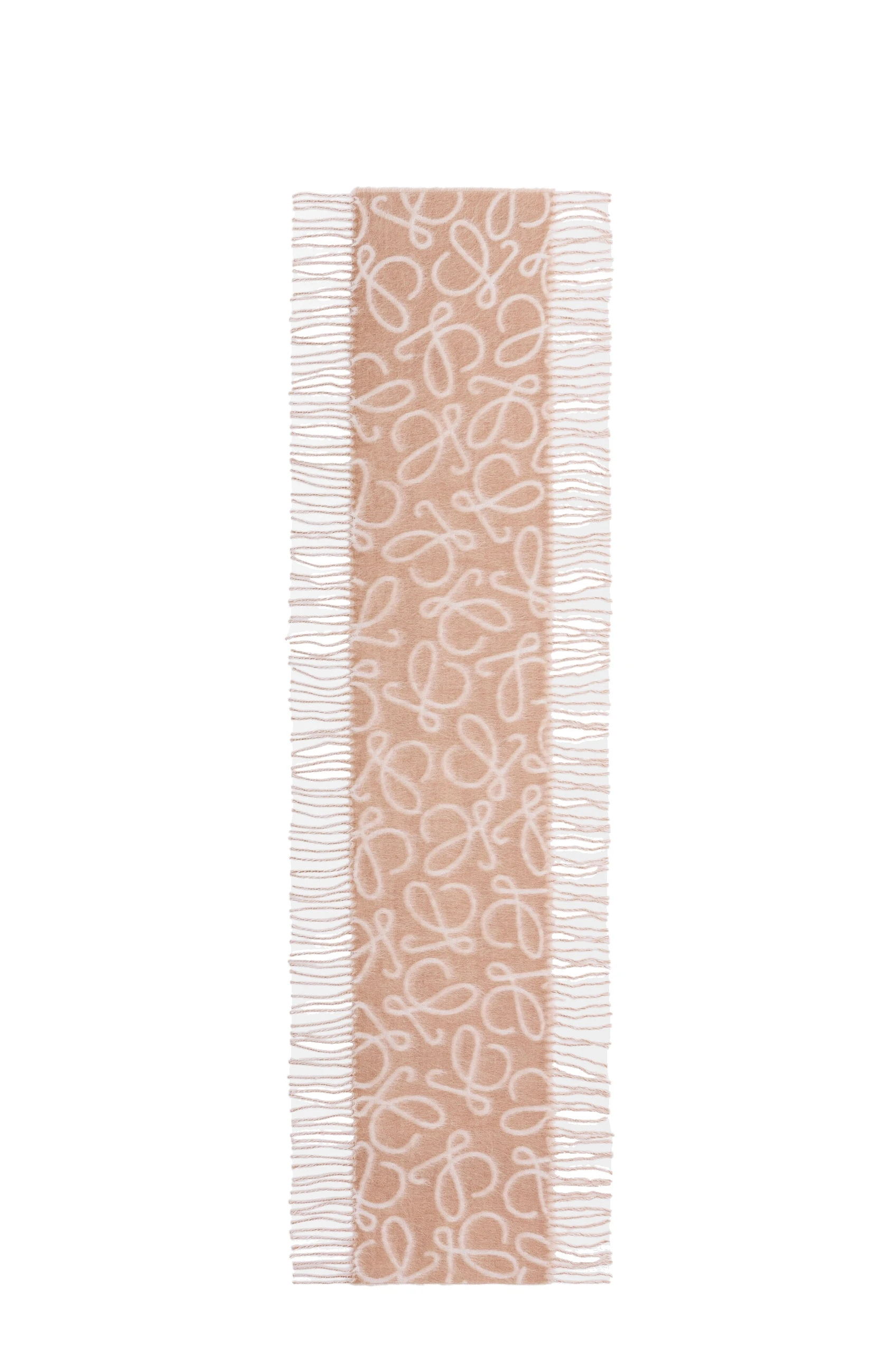Loewe Scarf in Alpaca and Wool, Beige and White | Accessories | Coveti Loewe Scarf in Alpaca and Wool, Beige and White | Accessories | Coveti