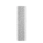 Loewe Scarf in Alpaca and Wool, Light Grey and White | Accessories | Coveti