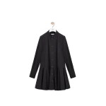 Loewe Shirt Dress in Cotton, Black | Dresses | Coveti