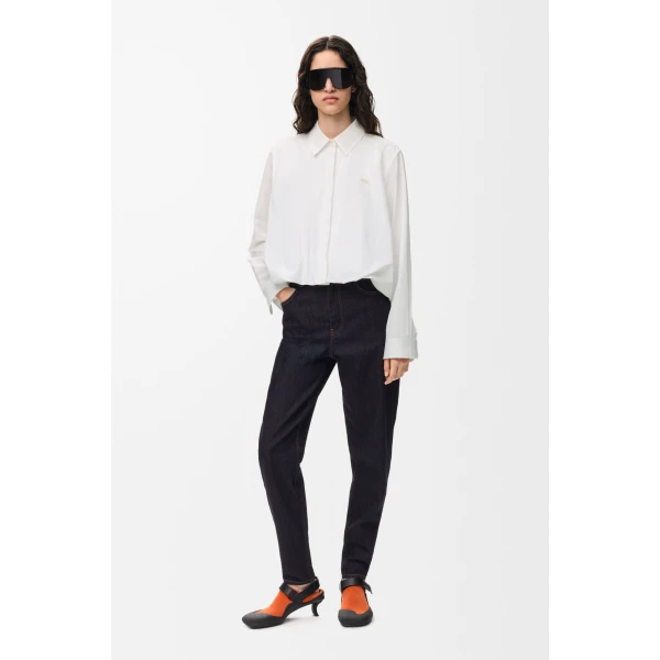Shirt in Cotton, White - Image 2
