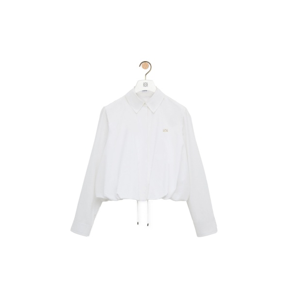Loewe Shirt in Cotton, White | Tops | Coveti
