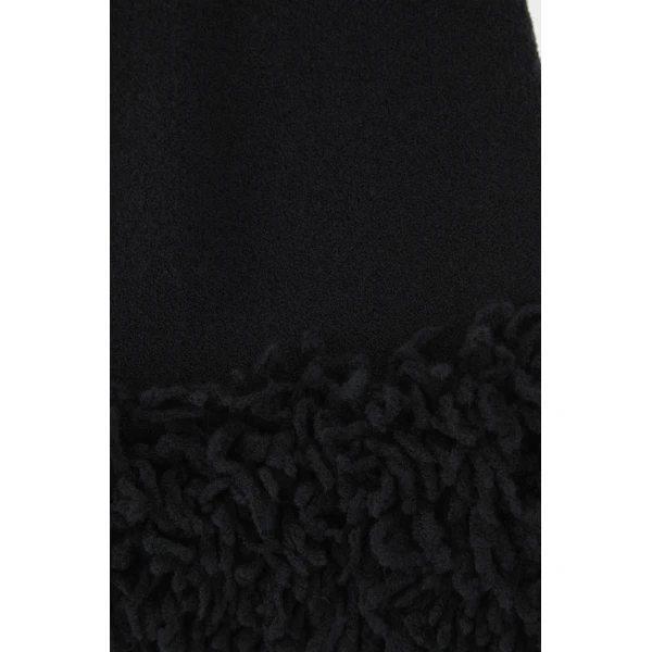 Skirt in Wool Blend, Black - Image 6