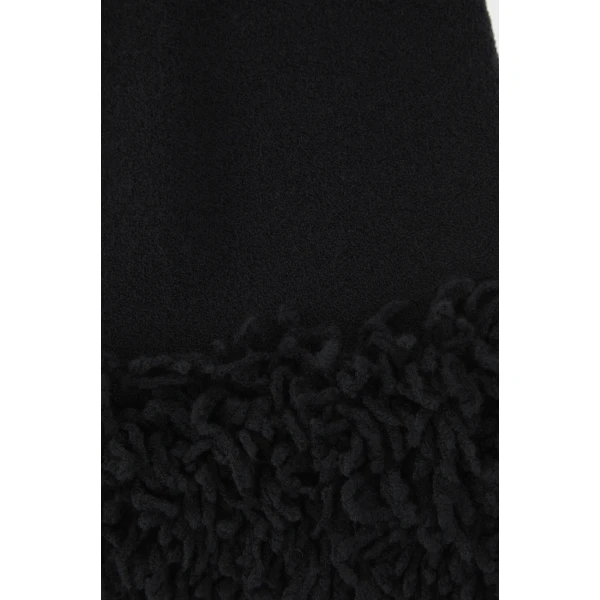 Skirt in Wool Blend, Black - Image 6