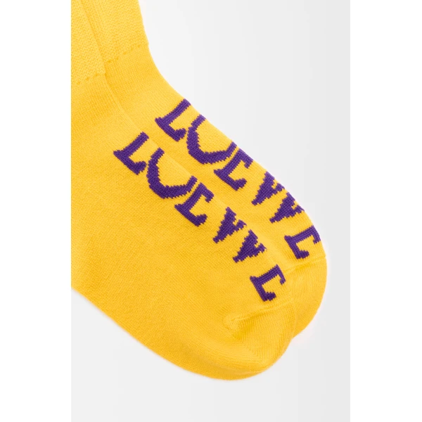 Socks in Wool, Yellow - Image 4