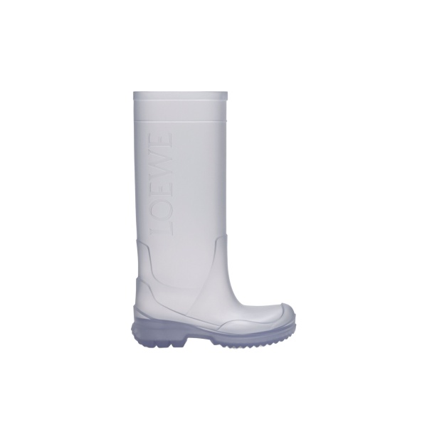 Loewe Storm Boot in Rubber, Transparent | Shoes | Coveti