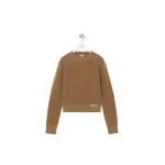 Loewe Sweater in Wool, Camel | Knitwear | Coveti