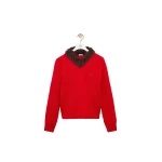 Loewe Sweater in Wool, Red | Knitwear | Coveti