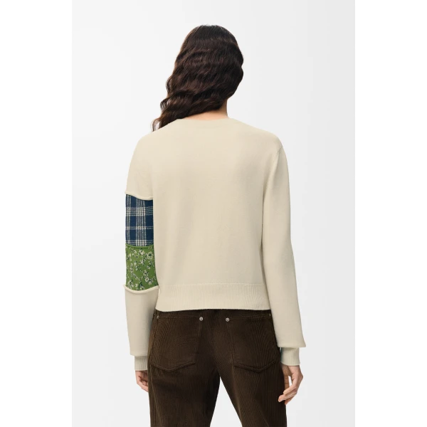Sweater in Wool, White and Multicolour - Image 4