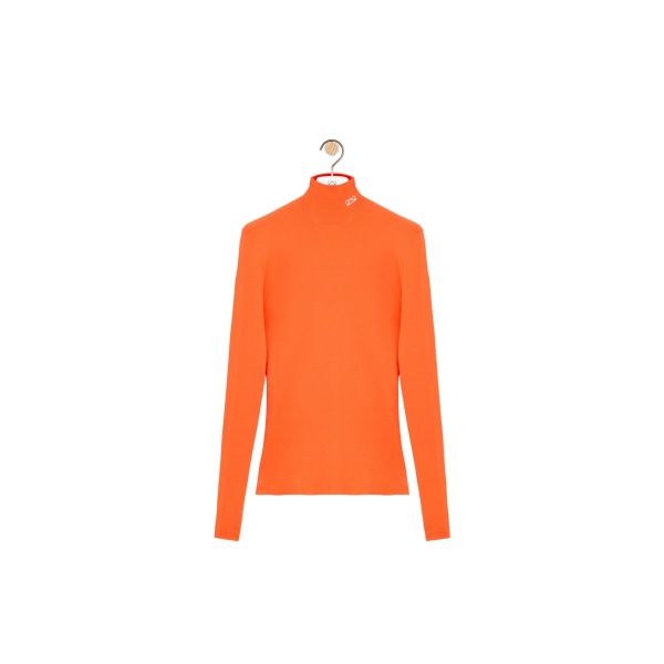 Loewe Top in Viscose Blend, Orange | Tops | Coveti