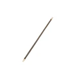 Loewe Woven Strap in Leather, Brown and White | Accessories | Coveti