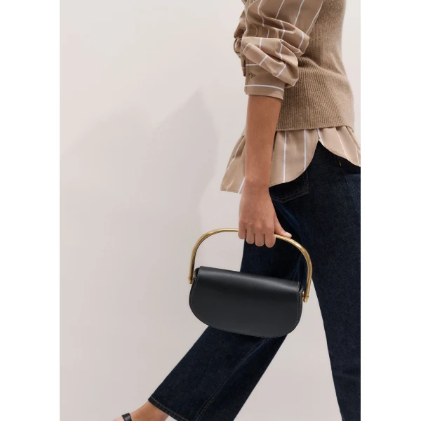 ME+EM 2-in-1 Saddle Clutch in Black
