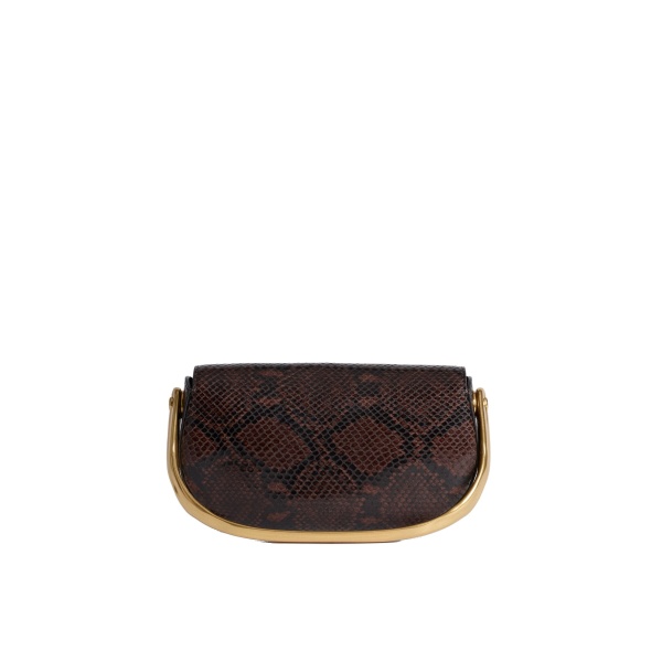 ME+EM 2-in-1 Saddle Clutch in Toffee/Chocolate