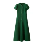ME+EM A-Line Maxi Dress in Eden Green