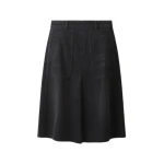 ME+EM A-Line Midi Skirt in Charcoal Wash