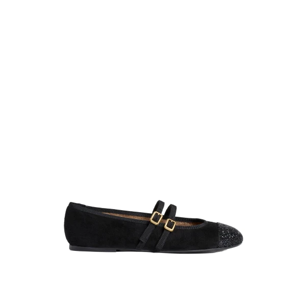 ME+EM AM-PM Ballet Flat in Black | Flats | Coveti