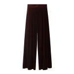 ME+EM AM-PM Wide-Leg Trouser in Dark Chocolate | Wide leg pants | Coveti