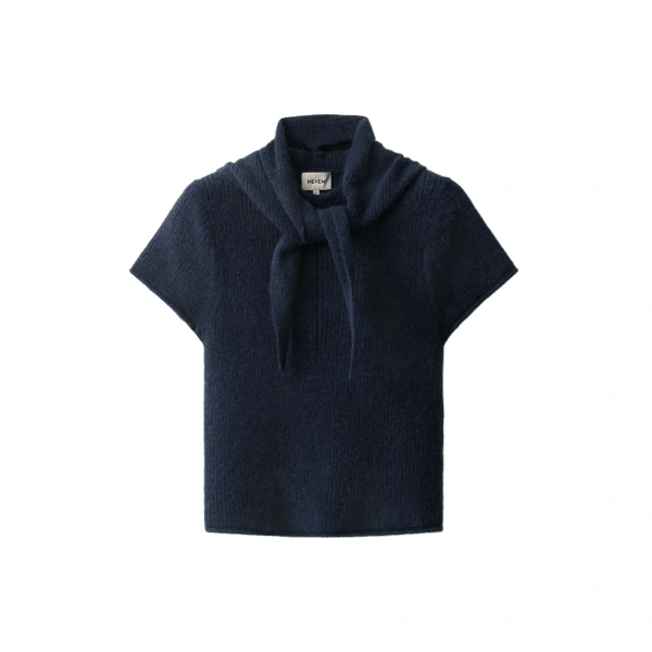 ME+EM Baby Tee + Scarf in Navy