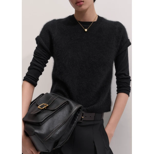 ME+EM Baby Tee in Black