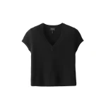 ME+EM Baby Tee in Black | Sweaters | Coveti