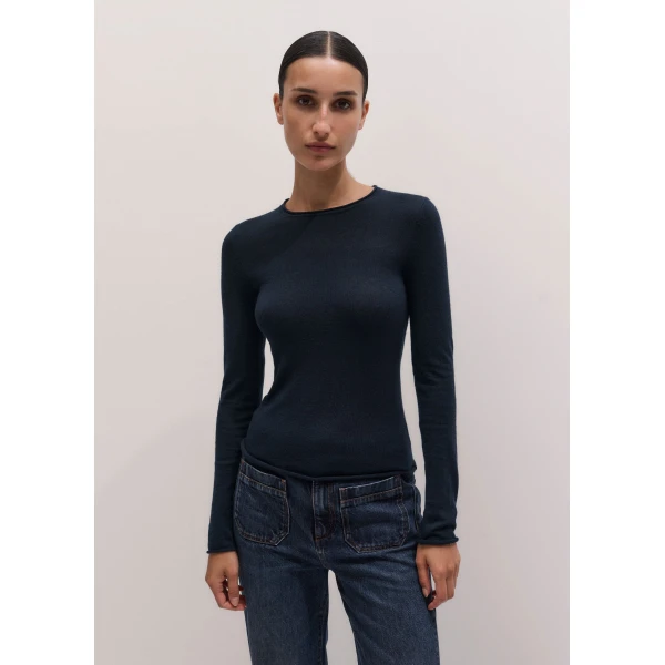ME+EM Barely There Top in Navy