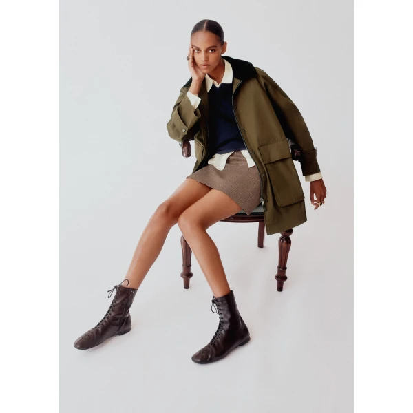ME+EM Boxer Boot in Black/Brown, view 2 | Boots | Coveti