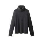 ME+EM Boyfriend Jumper + Snood in Charcoal Mélange
