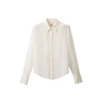 ME+EM Clever Panel Evening Shirt in Light Cream