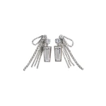 ME+EM Crystal Cluster Earrings in Silver