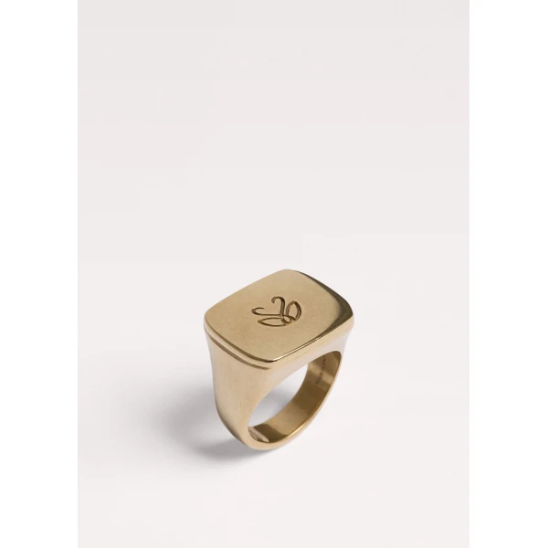 ME+EM Cygnet Ring in Gold Toned