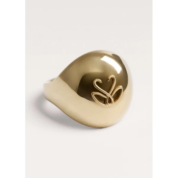 ME+EM Cygnet Stacking Rings in Gold/Silver
