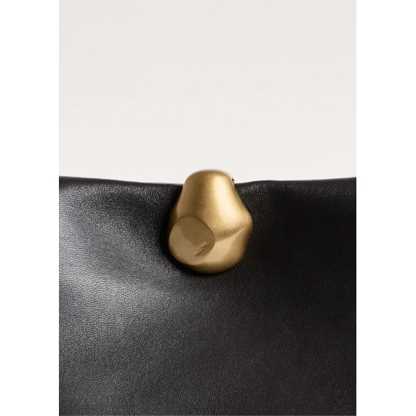 ME+EM Double Pouch Soft Clutch in Dark Chocolate, view 6 | Clutch Bags | Coveti