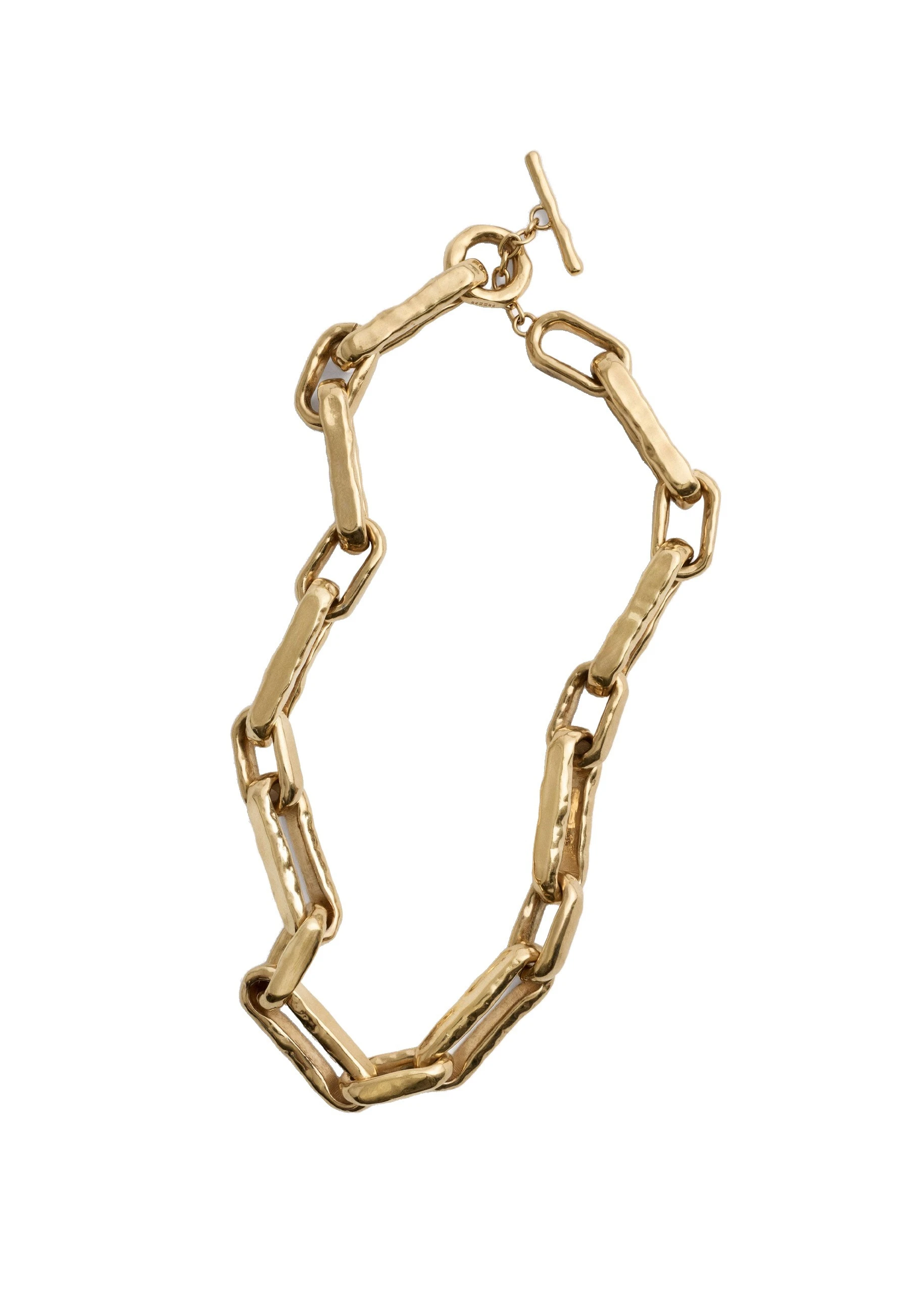 ME+EM Elongated Link Necklace in Gold Toned | Jewelry | Coveti ME+EM Elongated Link Necklace in Gold Toned