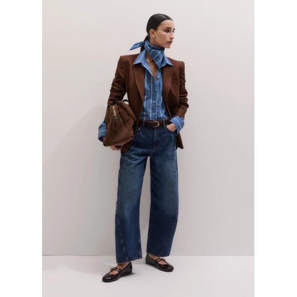 ME+EM Engineered Barrel Jean in Authentic Dark Wash