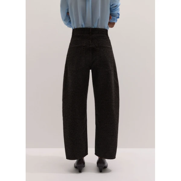 ME+EM Engineered Barrel Jean in Brown Multi