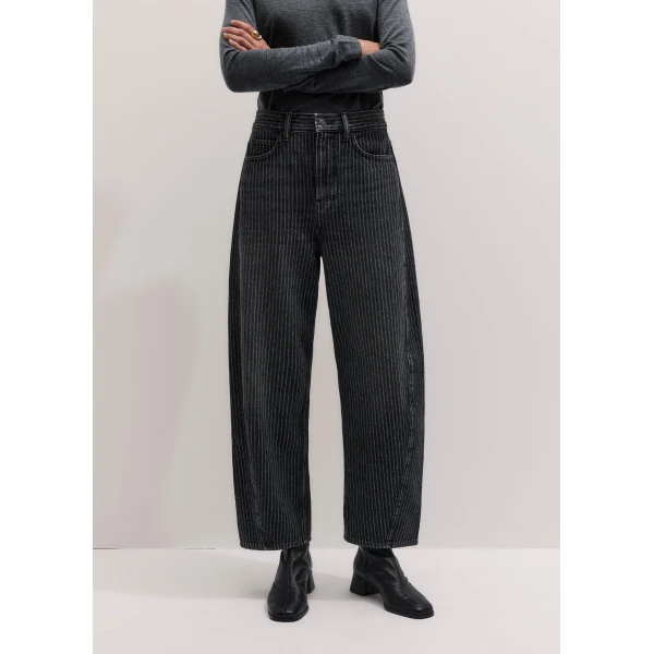 ME+EM Engineered Barrel Jean in Charcoal Wash