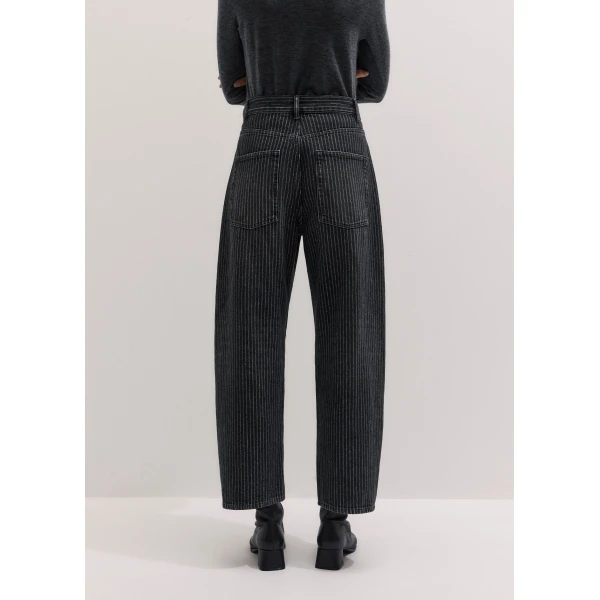 ME+EM Engineered Barrel Jean in Charcoal Wash
