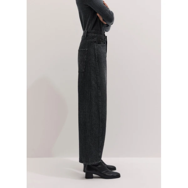 ME+EM Engineered Barrel Jean in Charcoal Wash