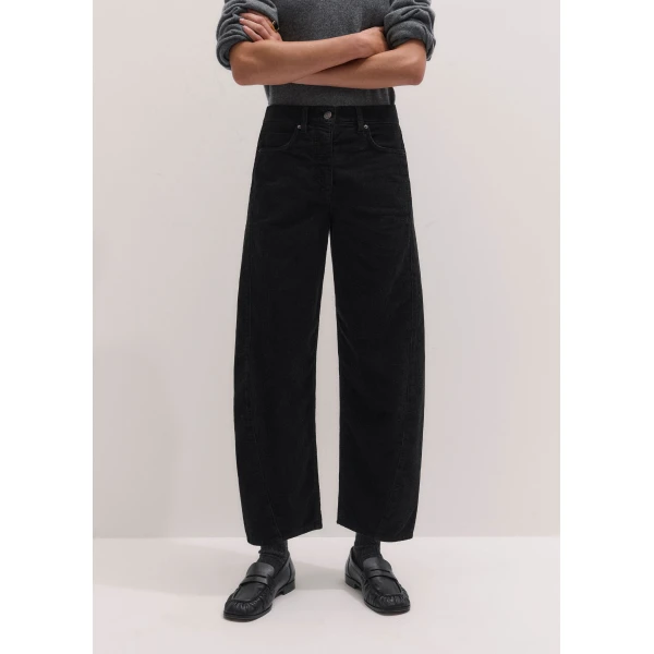 ME+EM Engineered Barrel Trouser in Black Wash