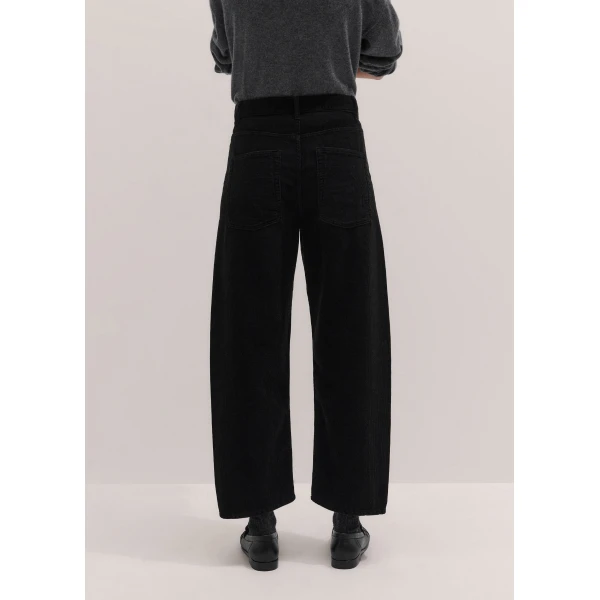ME+EM Engineered Barrel Trouser in Black Wash