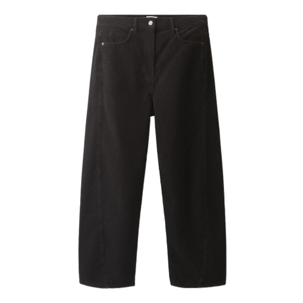 ME+EM Engineered Barrel Trouser in Black Wash