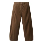 ME+EM Engineered Barrel Trouser in Bronzed Brown