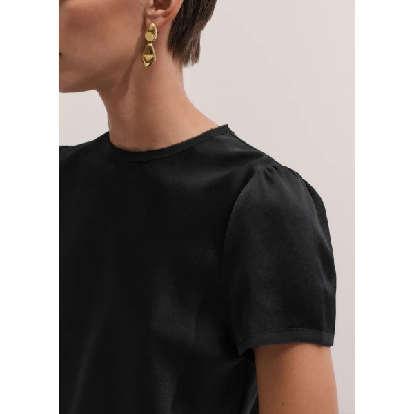 ME+EM Evening Baby Tee in Black